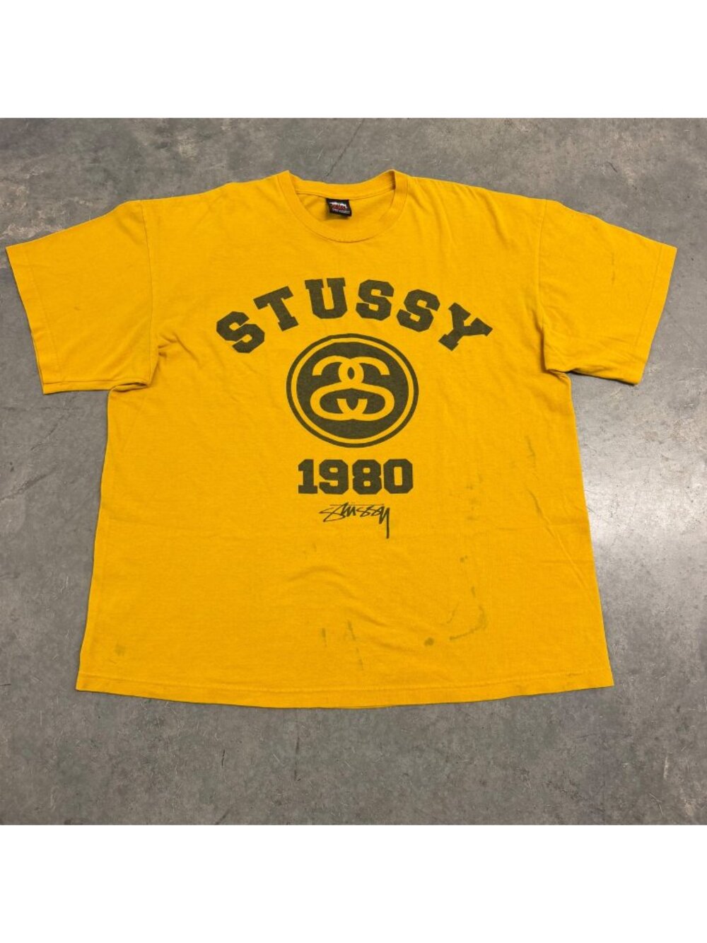 Stussy 2000s SS Link 1980 Logo T-Shirt